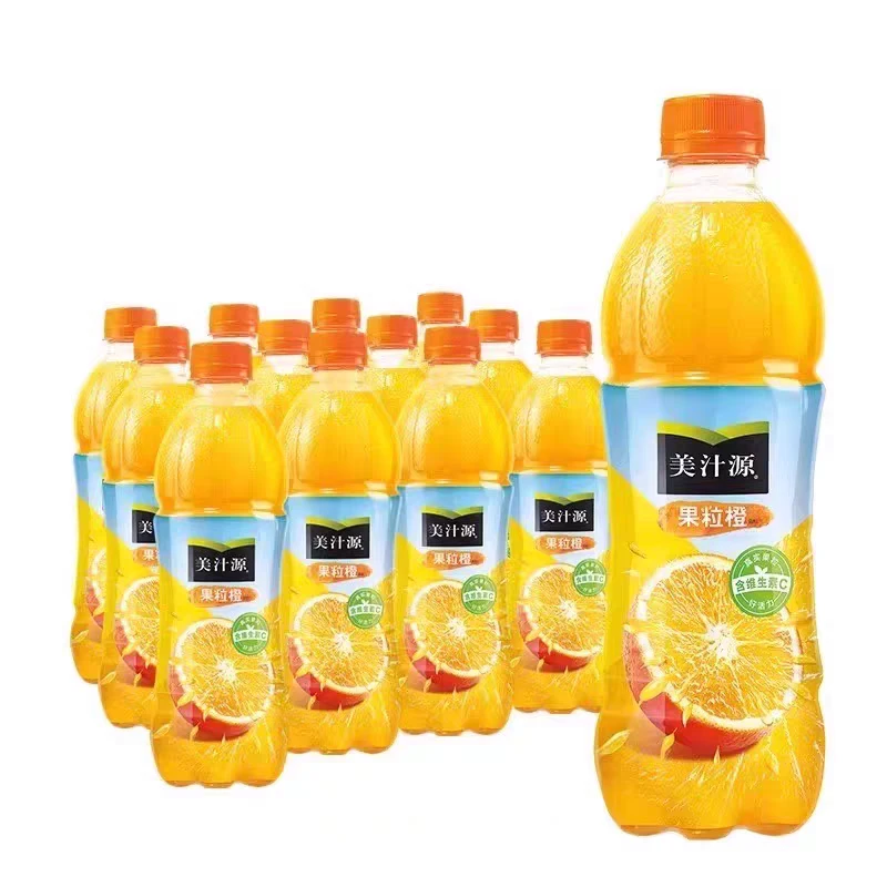 美汁源果粒橙750ml瓶装果味橙汁居家必备饮品饮料果汁