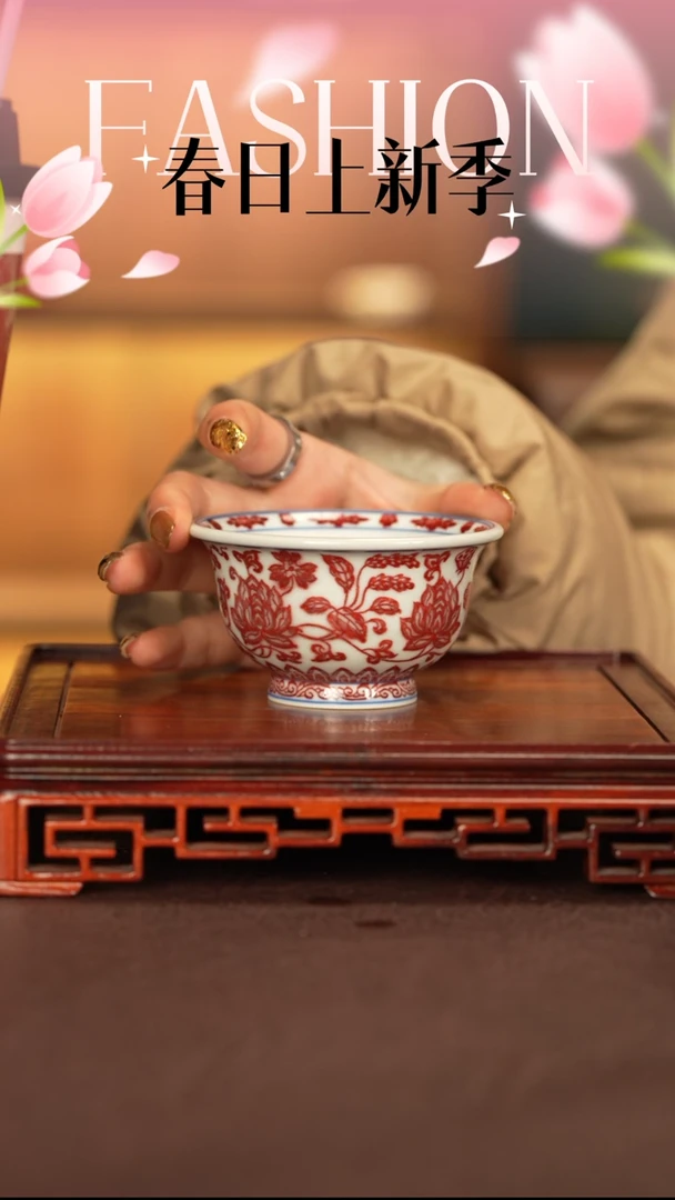【闪购商品】杯子永明尚玩手工手绘陶瓷