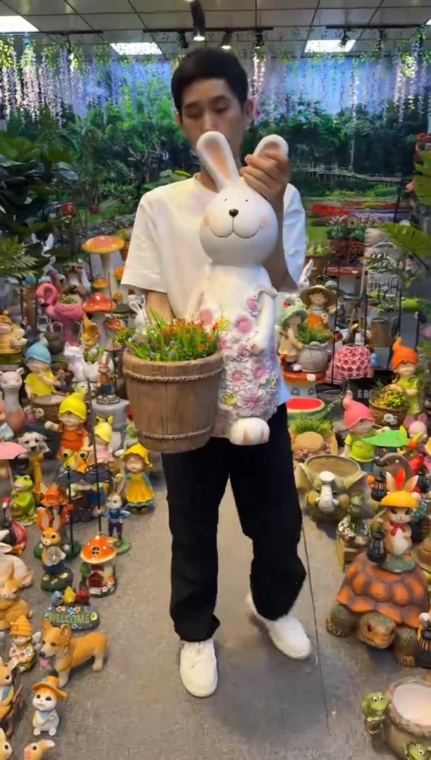 无花朵花园庭院摆件&00&