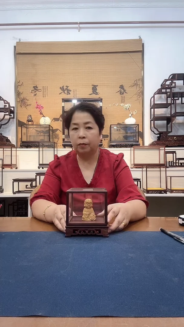 红酸枝木类玻璃罩110