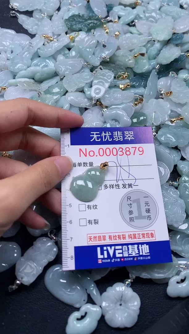 颈饰未镶嵌翡翠3879