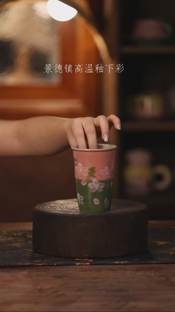 陶瓷景德镇高温釉下手绘陶瓷172