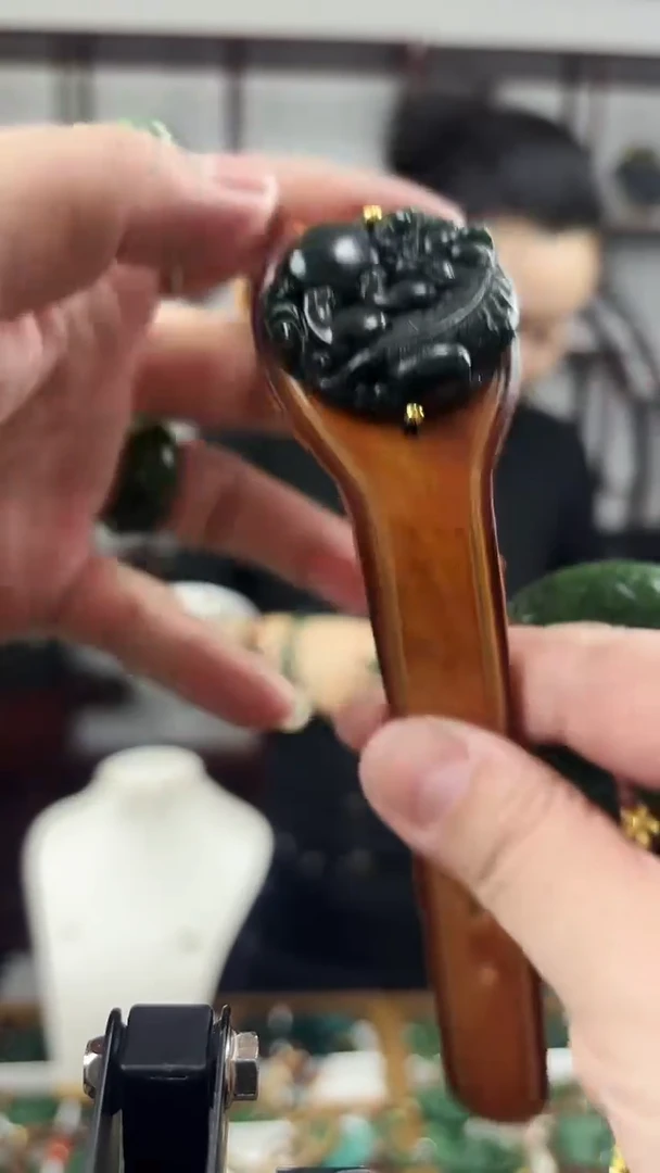 颈饰未镶嵌和田玉手牌