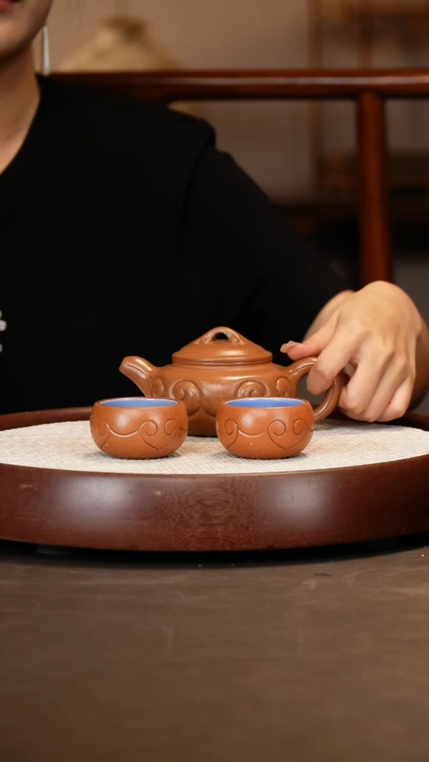 【邵忠源】仿古如意套组 240c+龙笔筒+龙杯