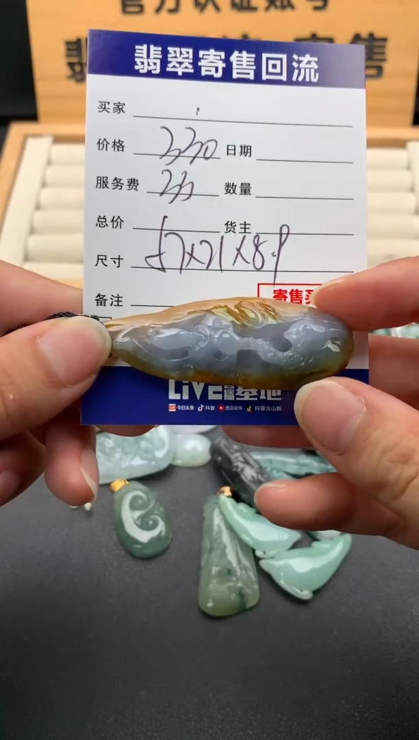 翡翠未镶嵌颈饰10140109
