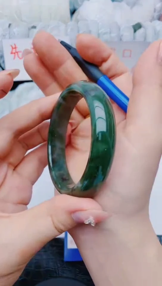 未镶嵌手镯石英质玉y130+58-59