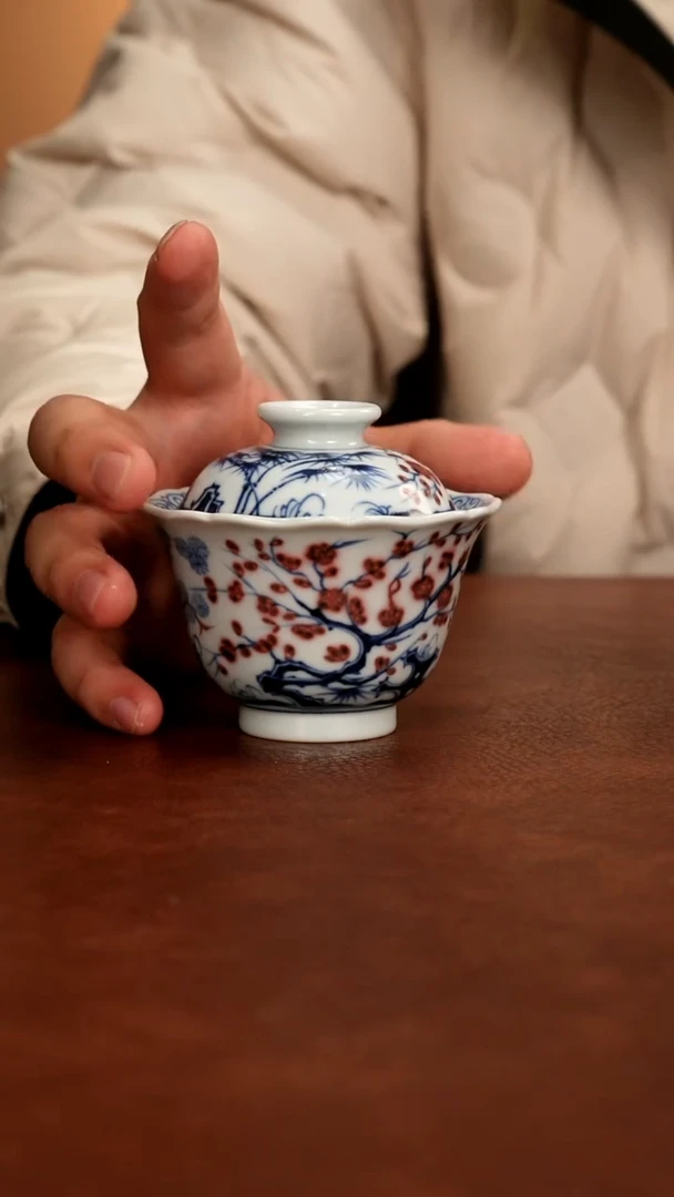 陶瓷陶瓷景德镇瓷器，青花瓷手绘茶具~