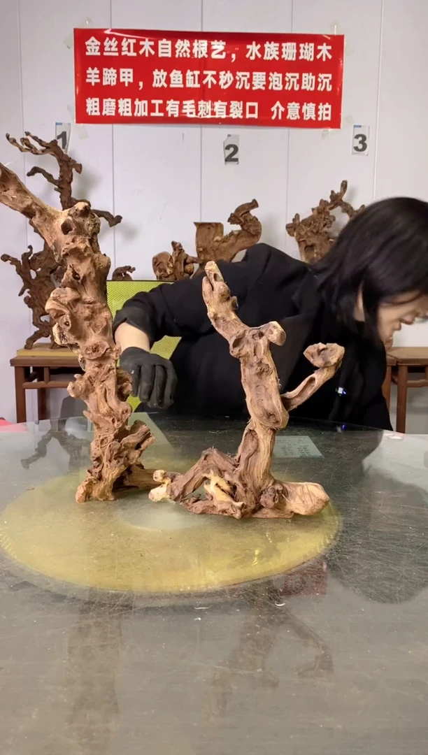【闪购商品】木金丝红木 羊蹄甲
