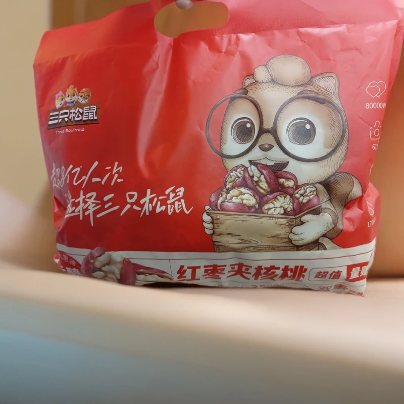 三只松鼠 红枣夹核桃400g/袋