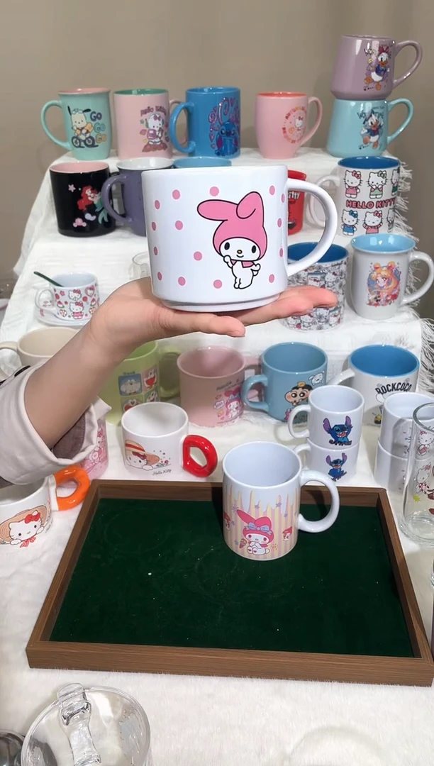 【闪购商品】陶瓷无盖款卡通陶瓷马克杯