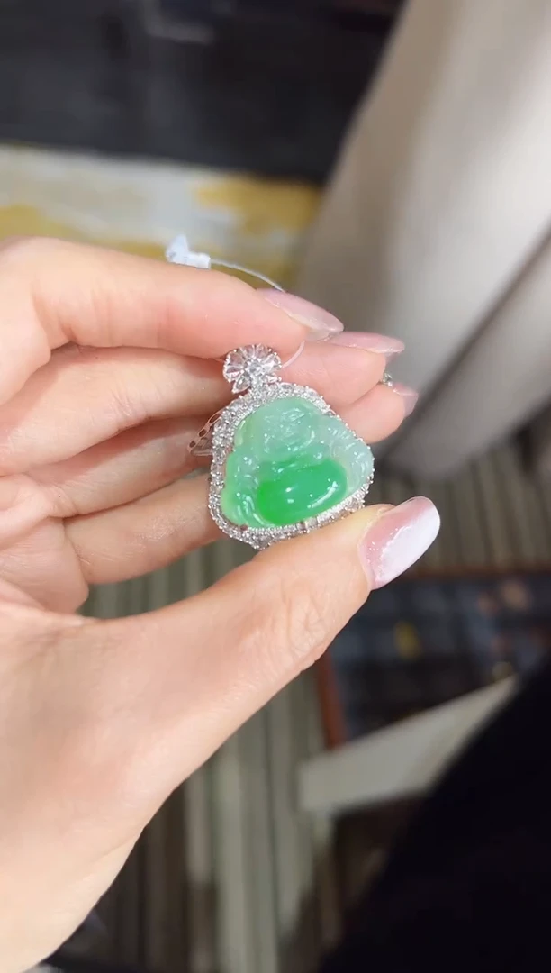 【闪购商品】翡翠颈饰18K金镶嵌FZB0118-143