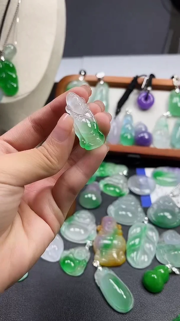 颈饰未镶嵌翡翠  所见即所得 一图一物