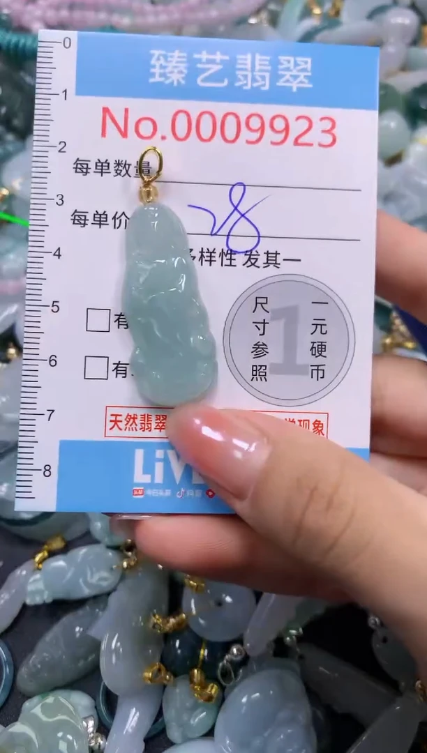 颈饰未镶嵌翡翠9923