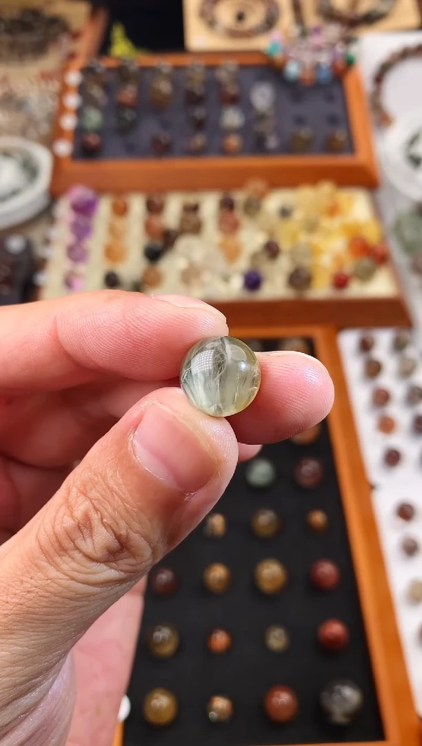 未镶嵌手链水晶楠**8天然水晶单珠