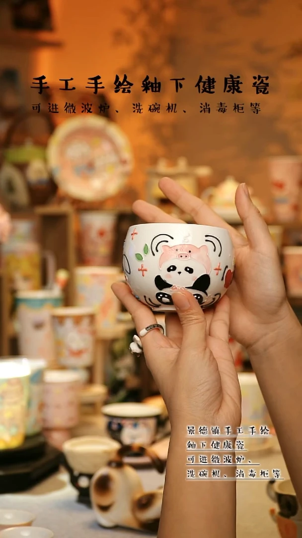 【闪购商品】陶瓷景德镇高温釉下彩&A347