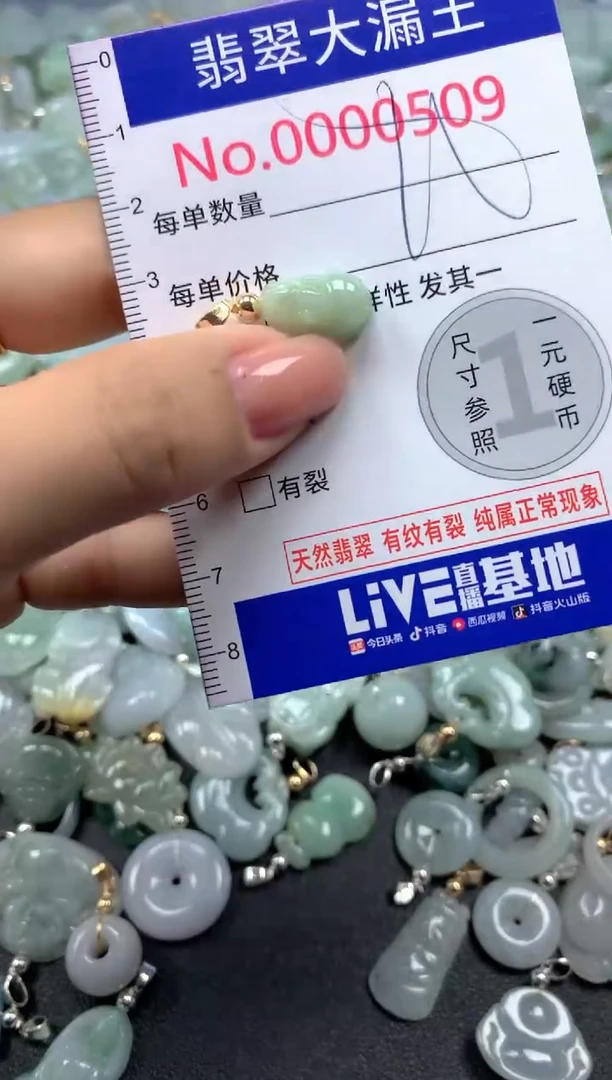 颈饰未镶嵌翡翠509