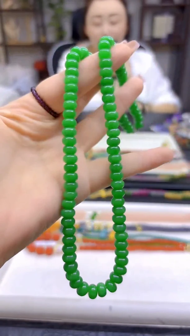 翡翠未镶嵌颈饰DIY款X412