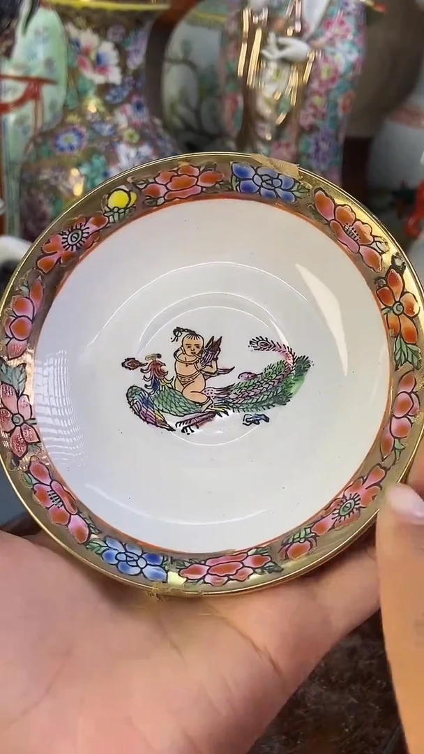 瓷片微瑕慎拍景德镇窑老厂瓷器单件