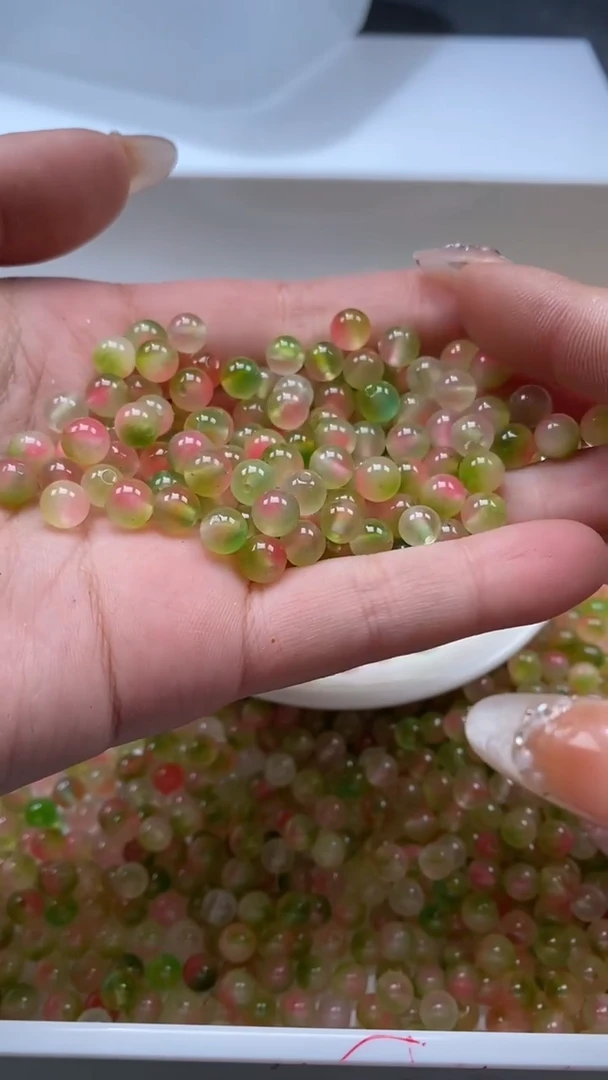 未镶嵌颈饰玛瑙/玉髓w26盐源水蜜桃6mm*30颗