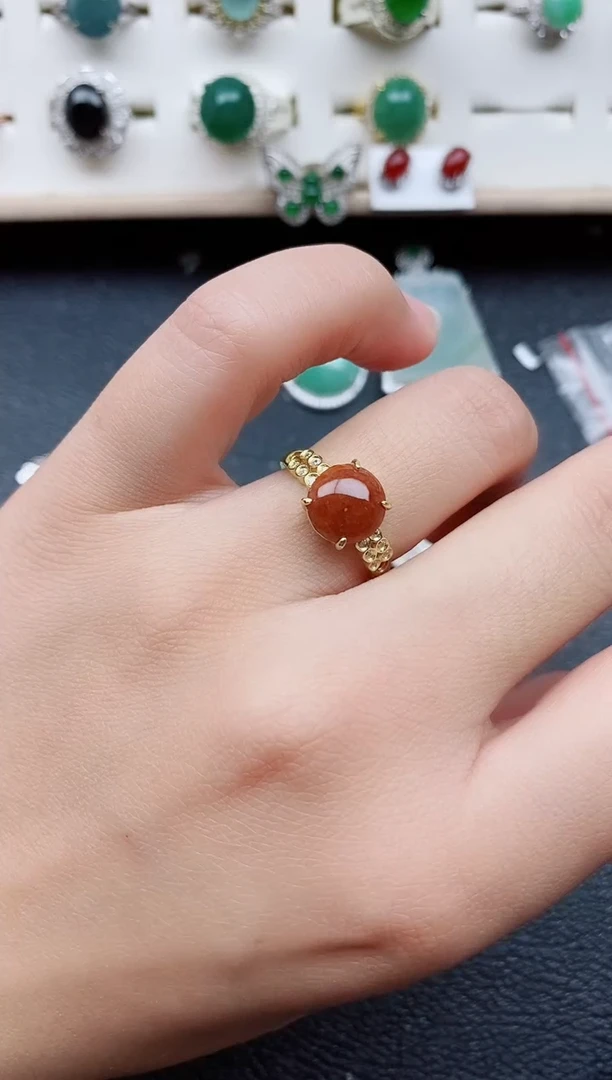 【闪购商品】翡翠戒指银S925镶嵌11111