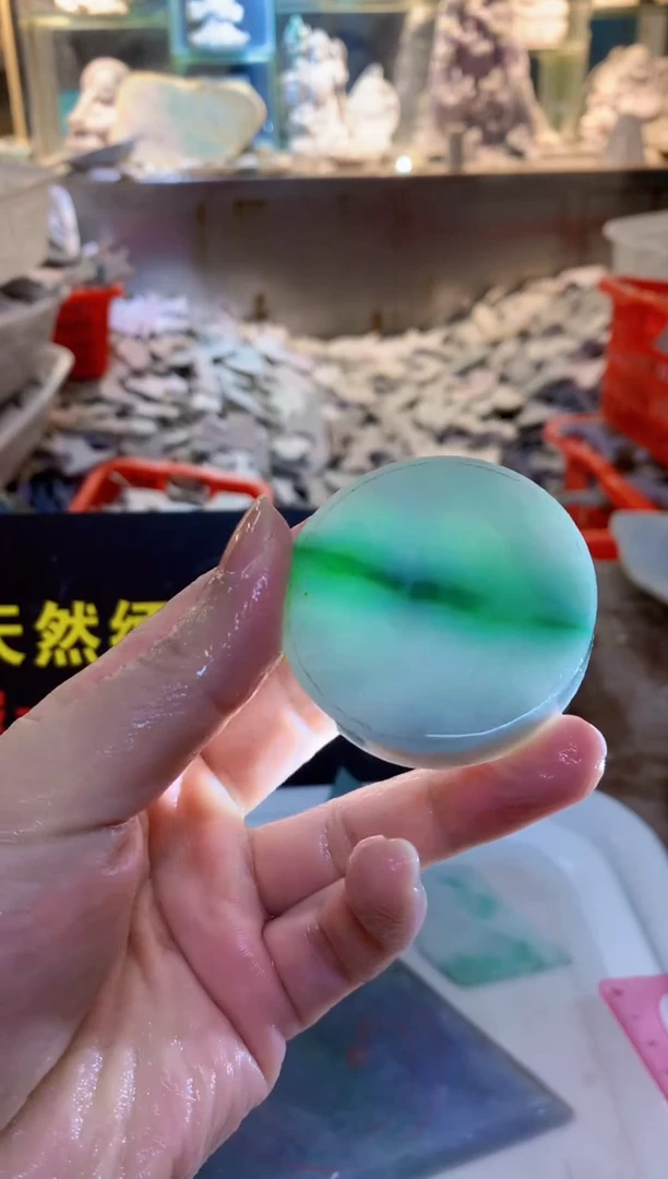 裸石翡翠0朗0翡翠珠宝968