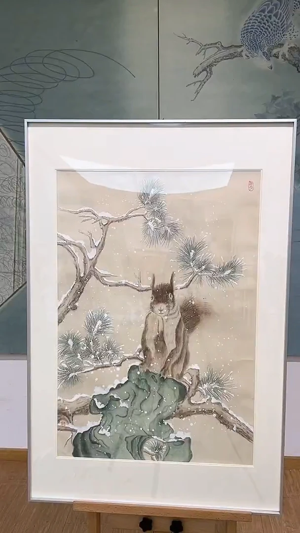 国画邹训精-3平尺-国画作品-yz