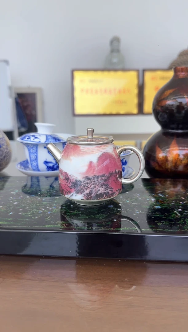 何赋森甄选——千里江山手持壶
