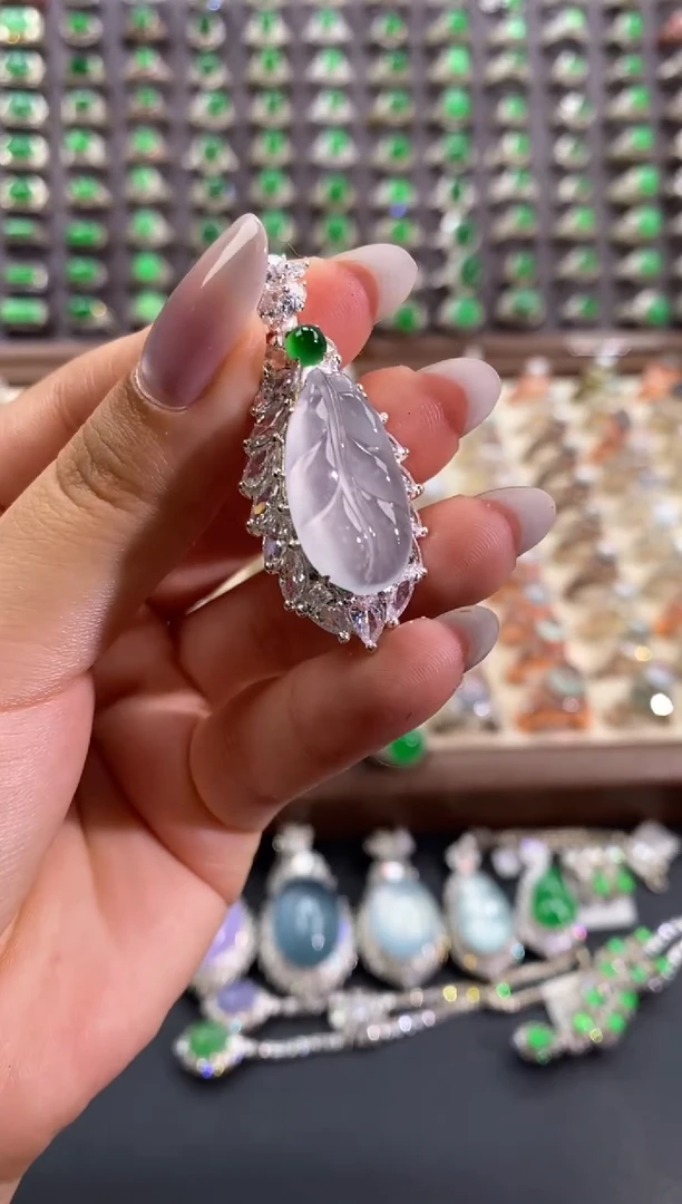 翡翠戒指未镶嵌天然缅甸A货翡翠未镶嵌 粉丝福利