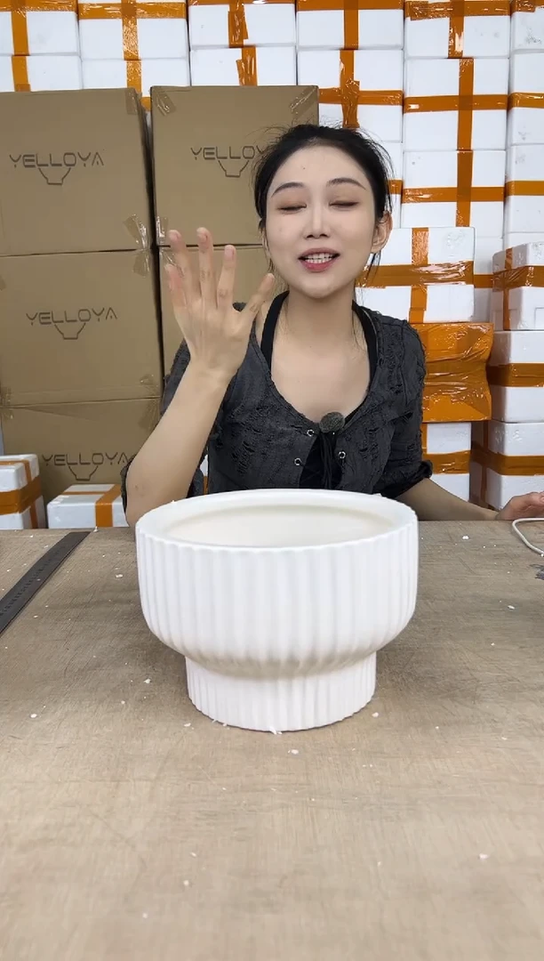 火锅条纹白色中号21x14