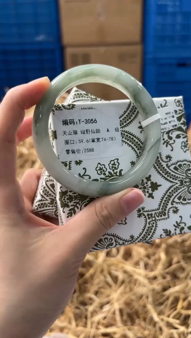 未镶嵌手镯石英质玉T-3056