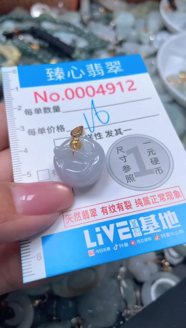 颈饰未镶嵌翡翠4912