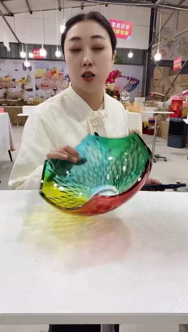 彩色雨花果斗一个