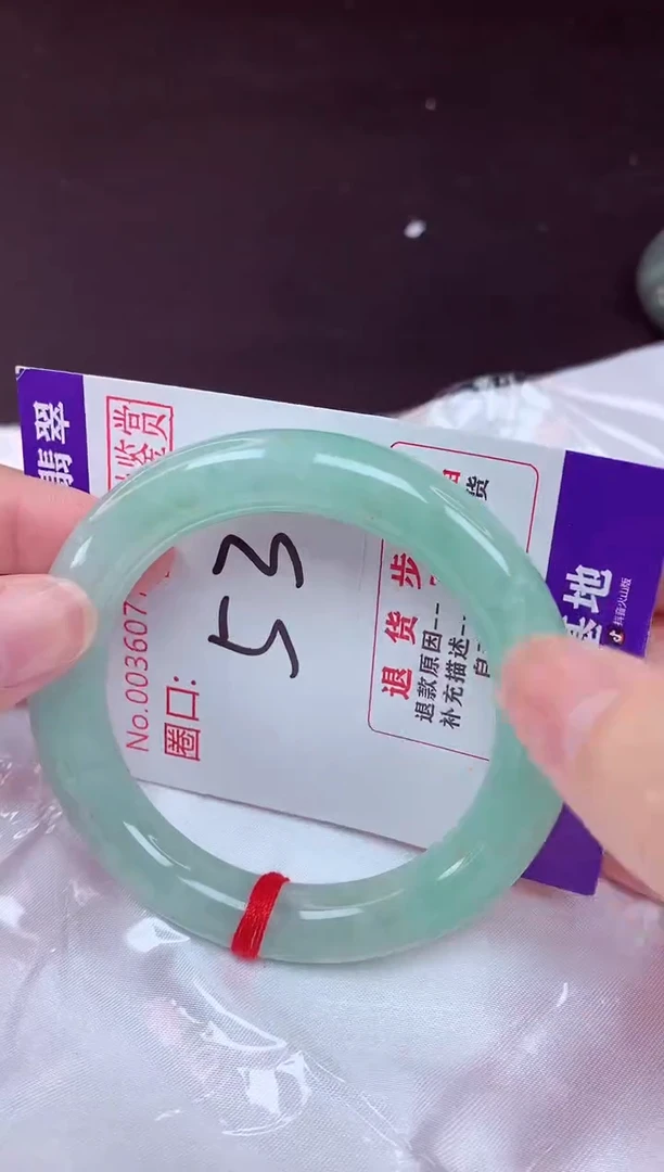 未镶嵌手镯翡翠53（48小时鉴赏期 ）