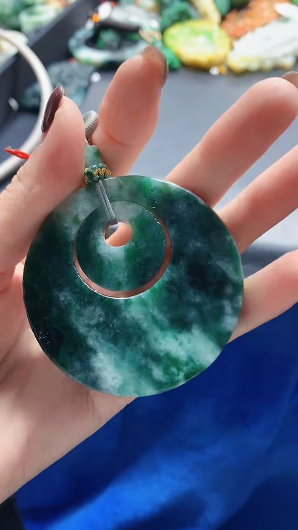 颈饰未镶嵌翡翠天然缅甸a货翡翠