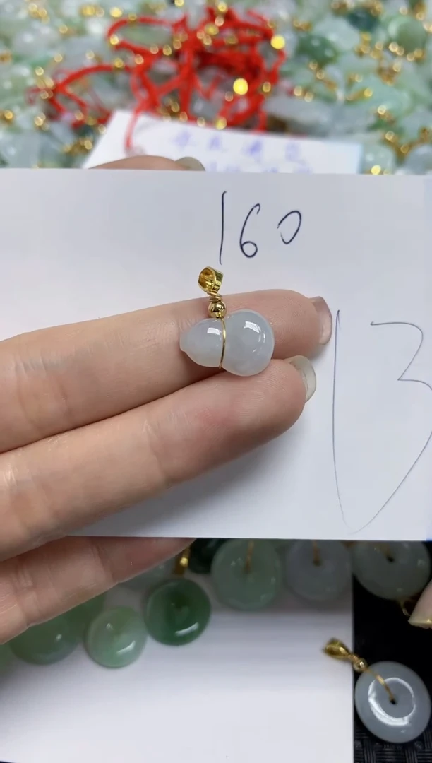 【闪购商品】翡翠颈饰合金  天然A货翡翠