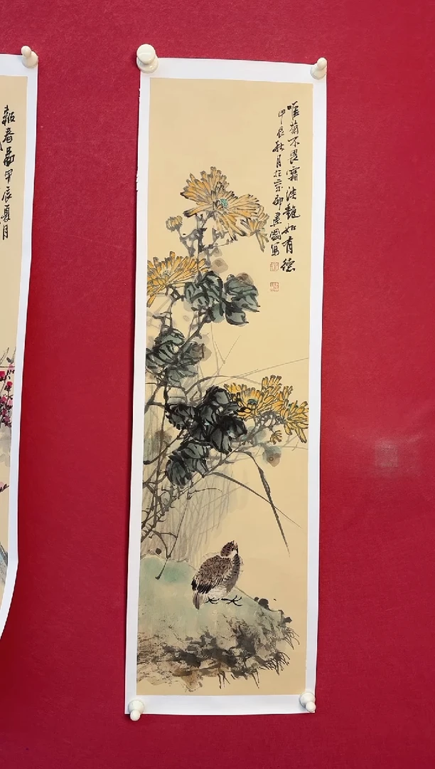 国画施老师写意花鸟国画作品
