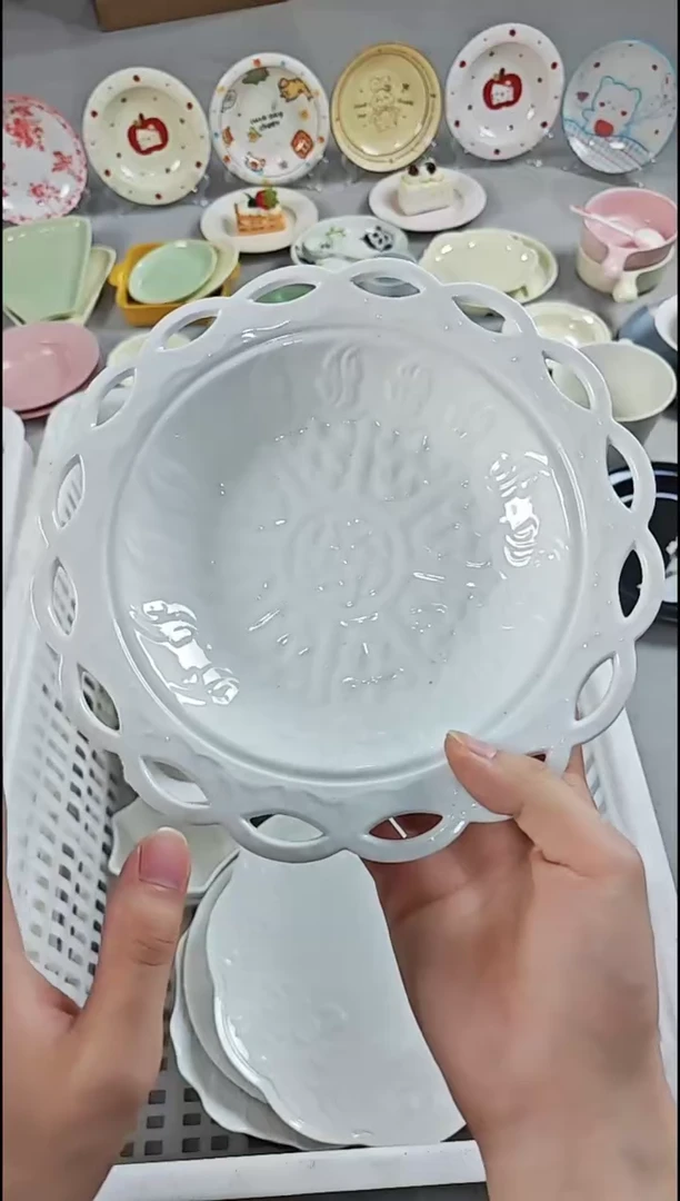 盘微瑕陶瓷餐具清仓，完美主义想好再下单