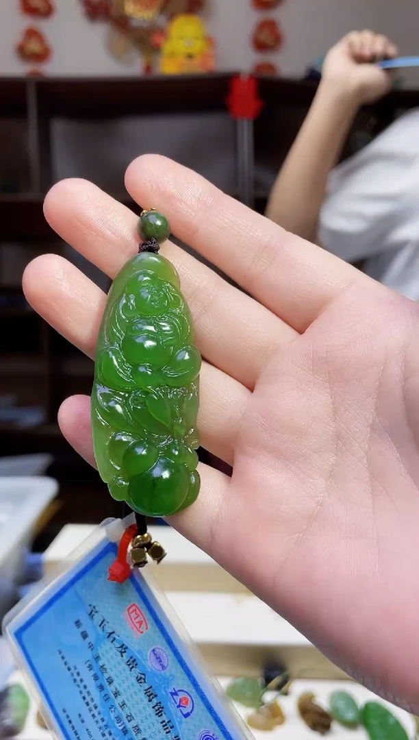 和田玉未镶嵌颈饰韩***G1