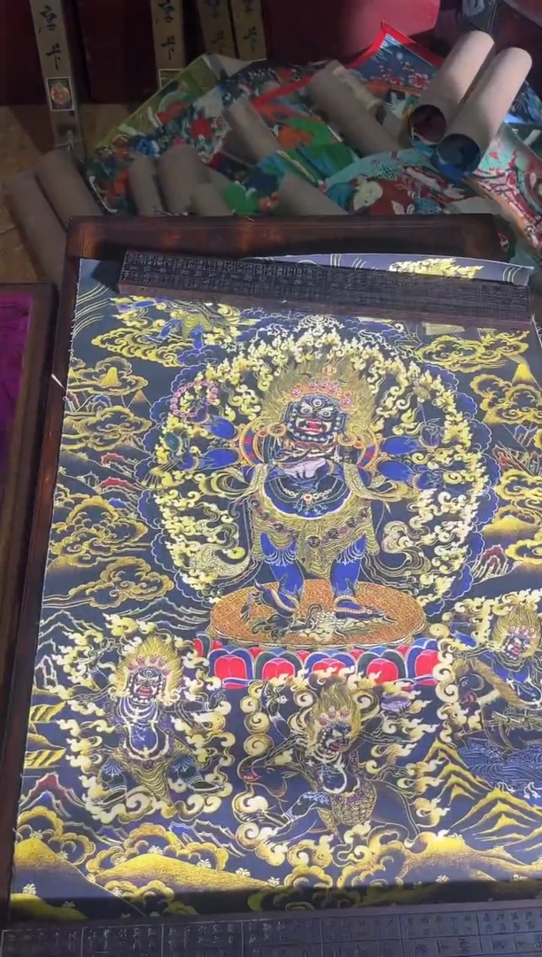 卷轴画旭子唐卡tk160