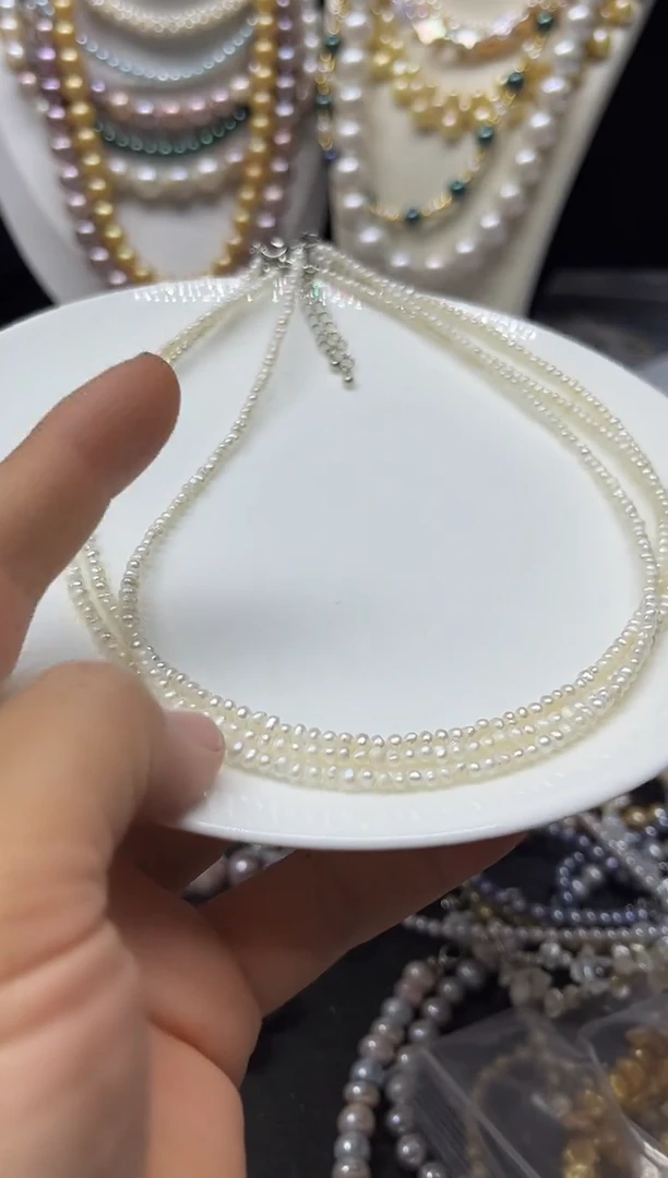 淡水珍珠未镶嵌颈饰多人