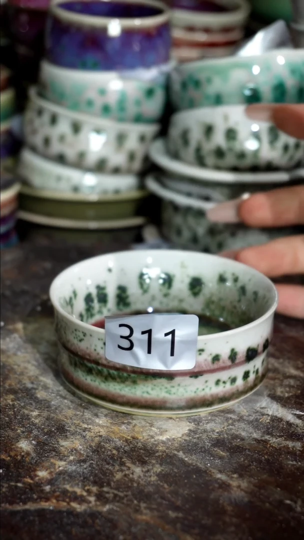 摆件精品窑变钧瓷茶器