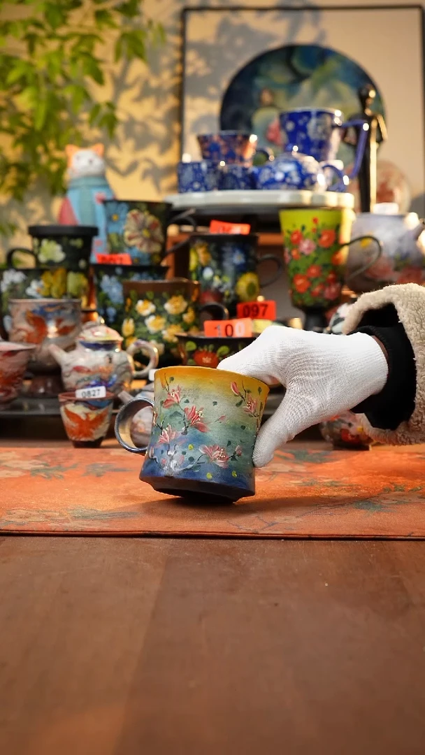 瓷片景德镇手工手绘766