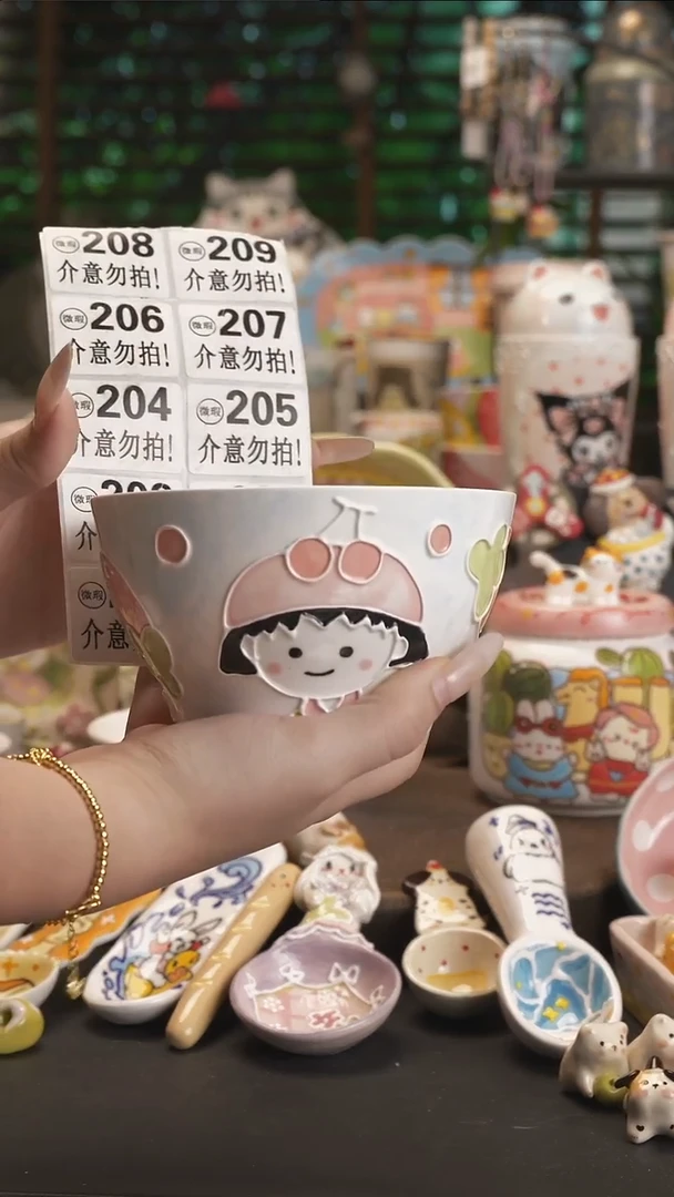 优**檬【原创设计】景德镇手绘陶瓷