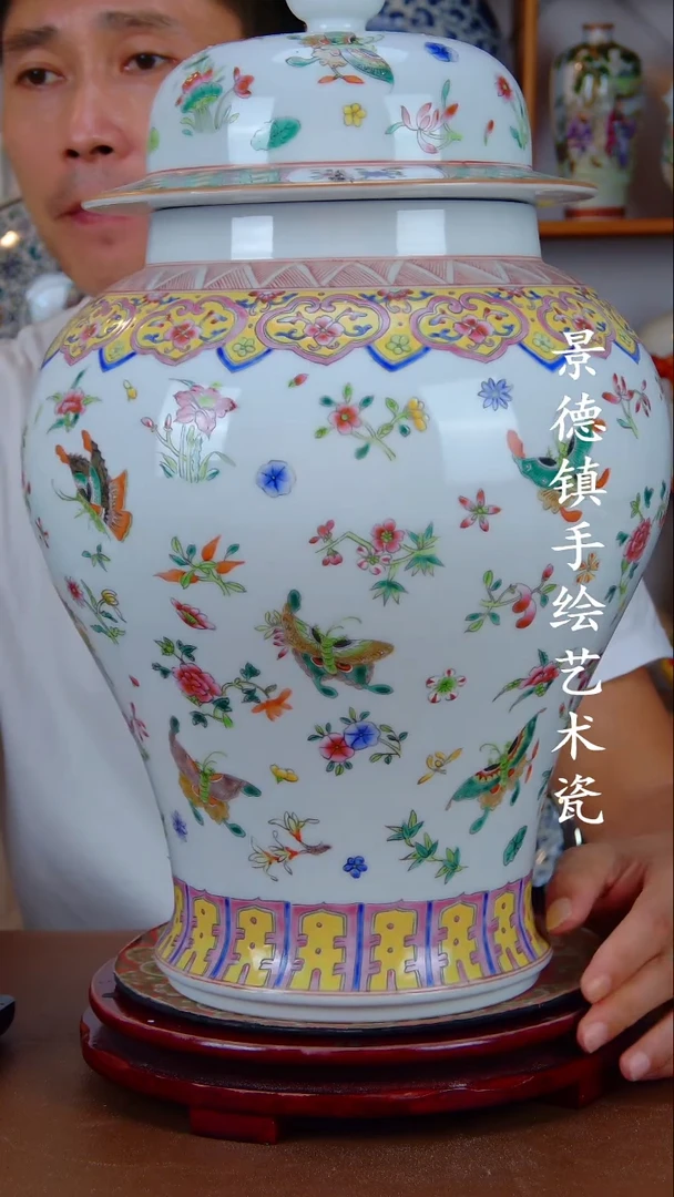现代景德镇手工手绘陶瓷摆件89
