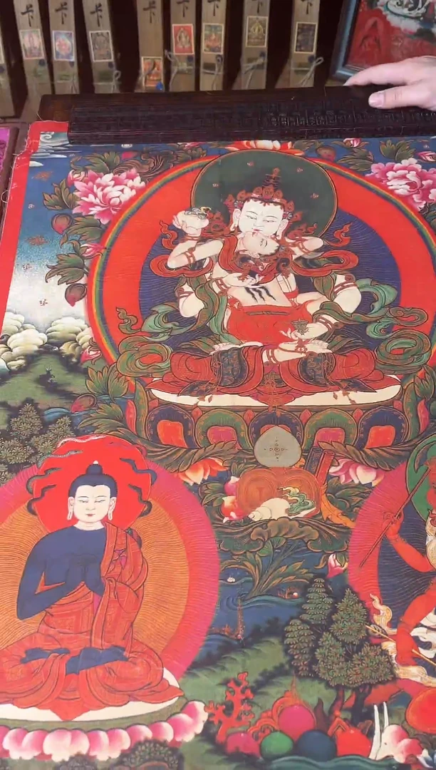 卷轴画东东唐卡tk16