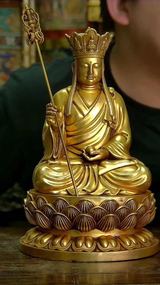 G****父造像铜像收藏铜造像铜像收藏地藏王