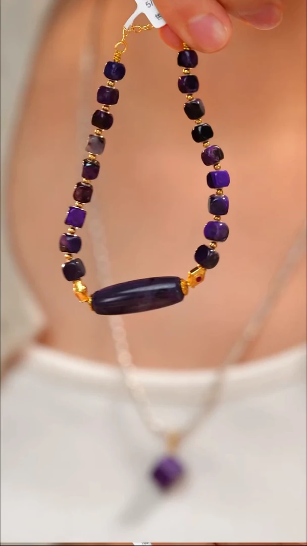 苏纪石（舒俱来）未镶嵌颈饰AZB10585