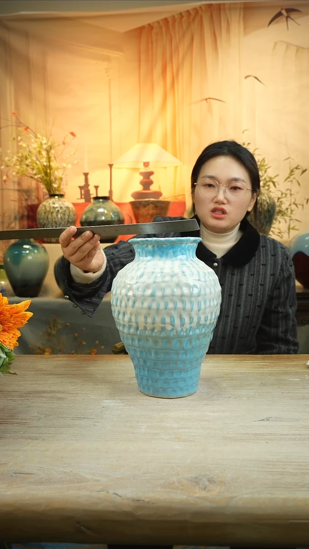 高26口12陶瓷花瓶花器