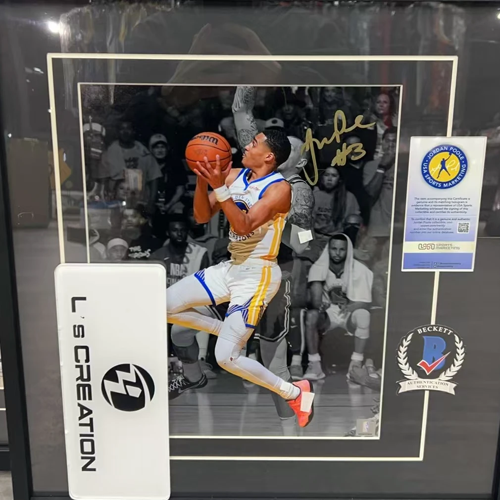 【亲签保真】普尔亲签海报带证书装裱 可定制装裱礼盒