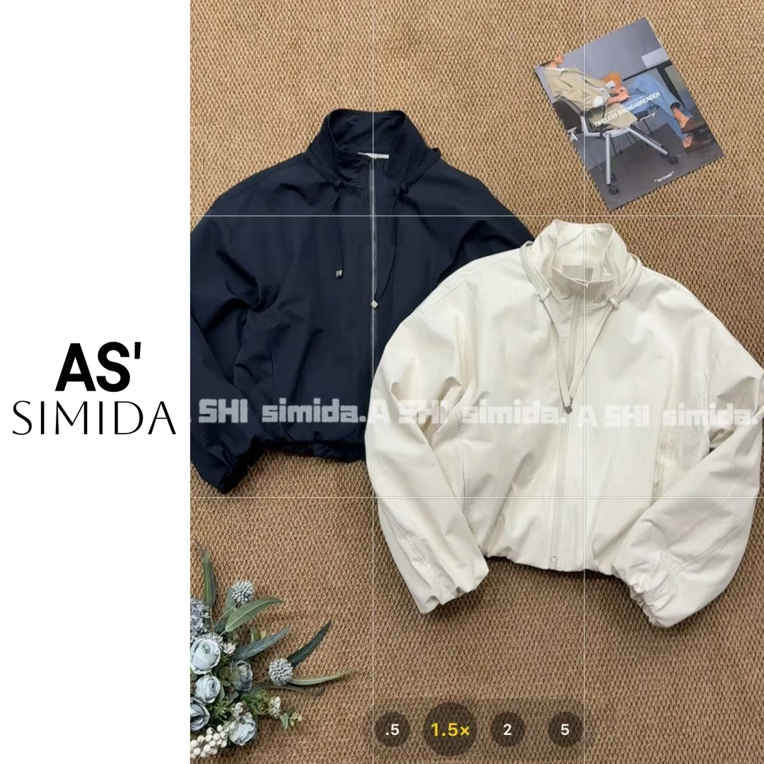 SIMIDA诗觅 韩系设计款立领冲锋衣外套